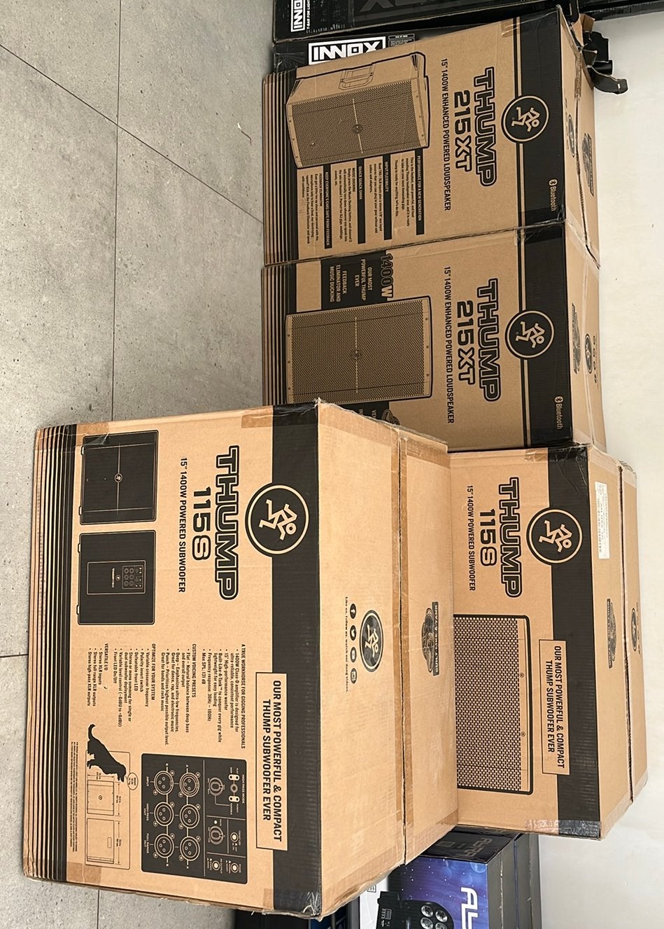Mackie subwoofer en speaker (2maal), Ophalen, Zo goed als nieuw