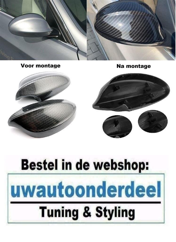 Spiegelkappen Carbon Look Voor BMW 3 Serie E90 E91 E92 E93 M, Verzenden