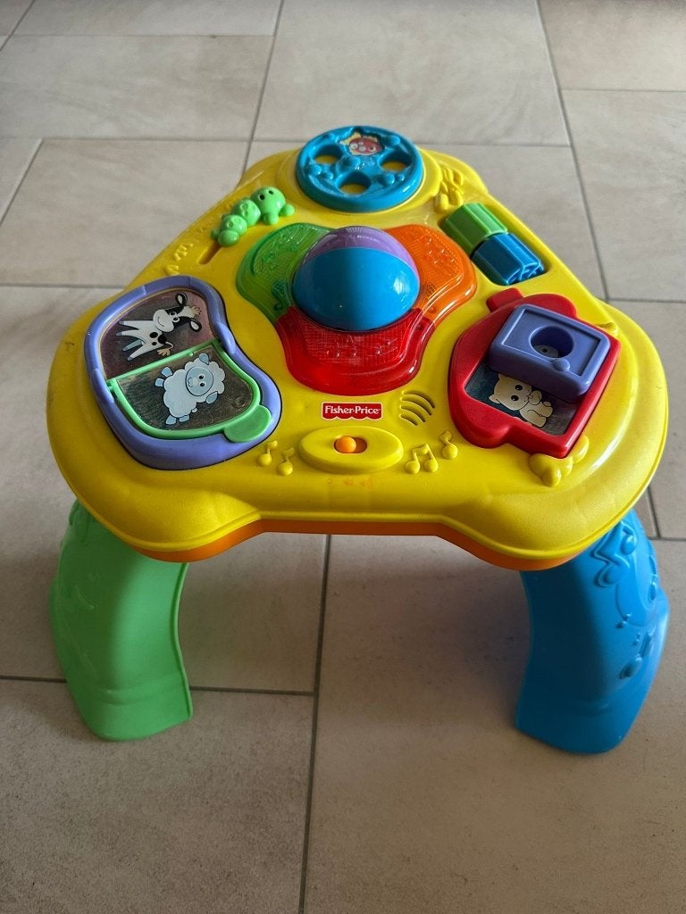 Baby activiteitentafel/speeltafel Fisher-Price, Ophalen, Zo goed als nieuw, Ontdekken