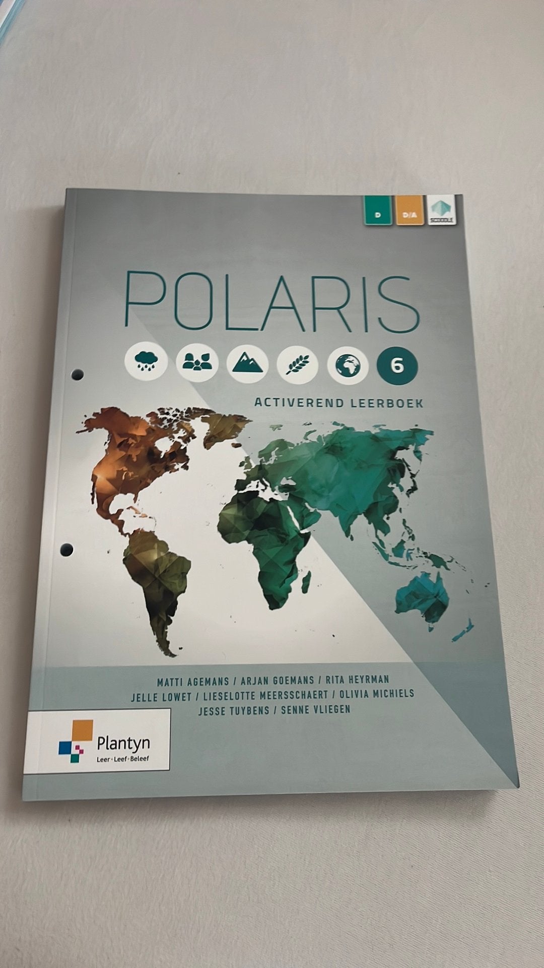Activerend leerboek - polaris 6 - aardrijkskunde, Boeken, ASO, Verzenden, Nederlands, Arjan Goemans; Senne Vliegen; Olivia Michiels; Jesse Tuybens;...