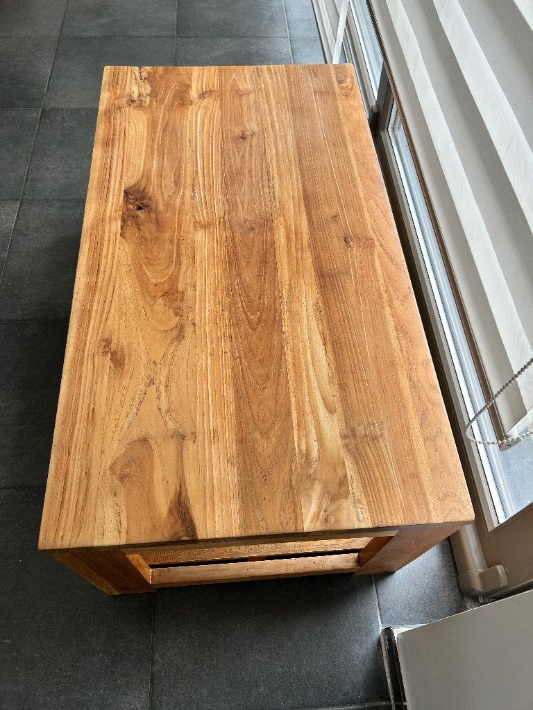 Table de salon teak/Teck, Enlèvement, Comme neuf, Teck