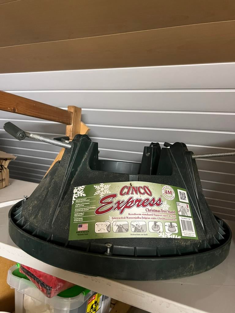Kerstboomhouder en mand, Diversen, Kerst, Ophalen, Zo goed als nieuw
