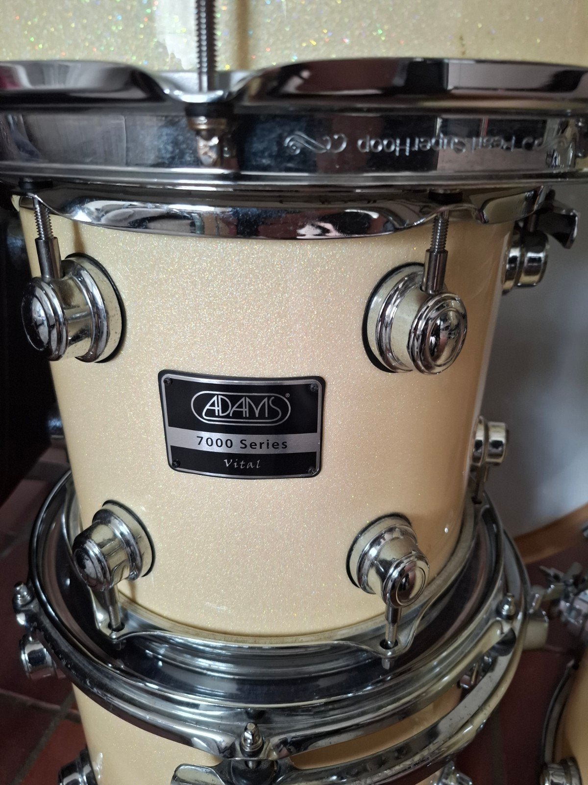 Kit de batterie Adams 7000 Vital Series Birch 6 pièces en zg, Enlèvement, Comme neuf, Batterie ou Percussions