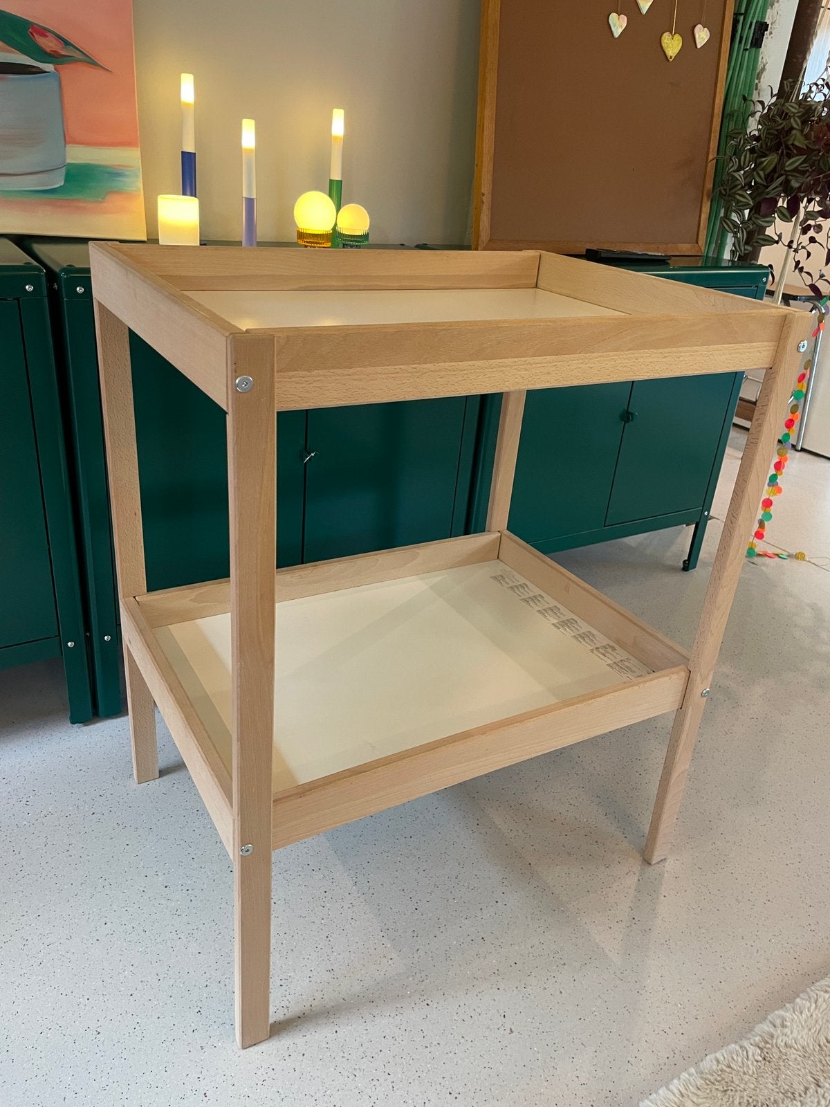 Verzorgingstafel Ikea SNIGLAR, Utilisé, 50 à 70 cm, 75 à 100 cm, Bord surélevé