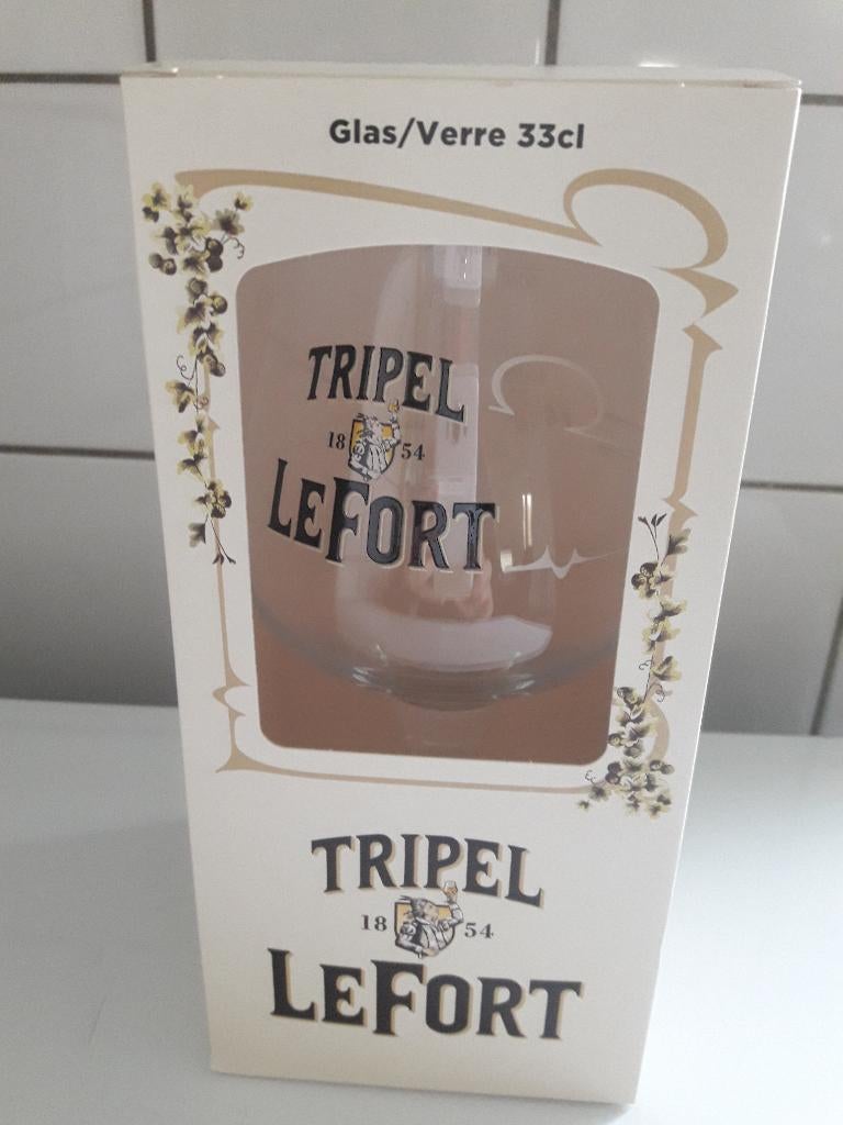 5 Tripel le fort glazen, Verzamelen, Biermerken, Ophalen, Nieuw, Glas of Glazen