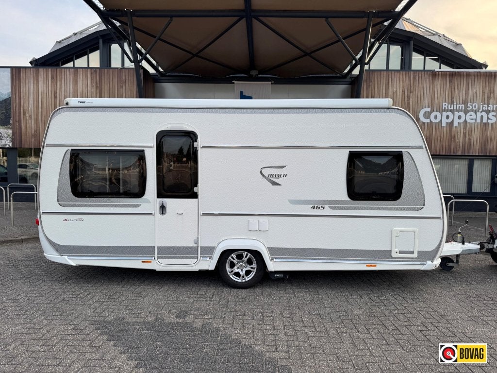 Fendt Bianco Selection 465 SFB THULE LUIFEL MOVER, Caravans en Kamperen, Caravans, Rondzit, Schokbreker, Fendt, 5 tot 6 meter