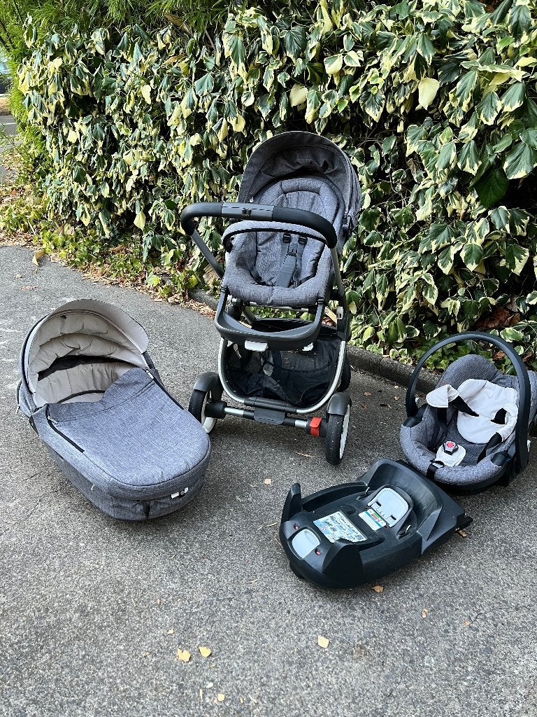 Stokke Cruzi buggy 3 in 1, Ophalen, Gebruikt, Overige merken, Regenhoes