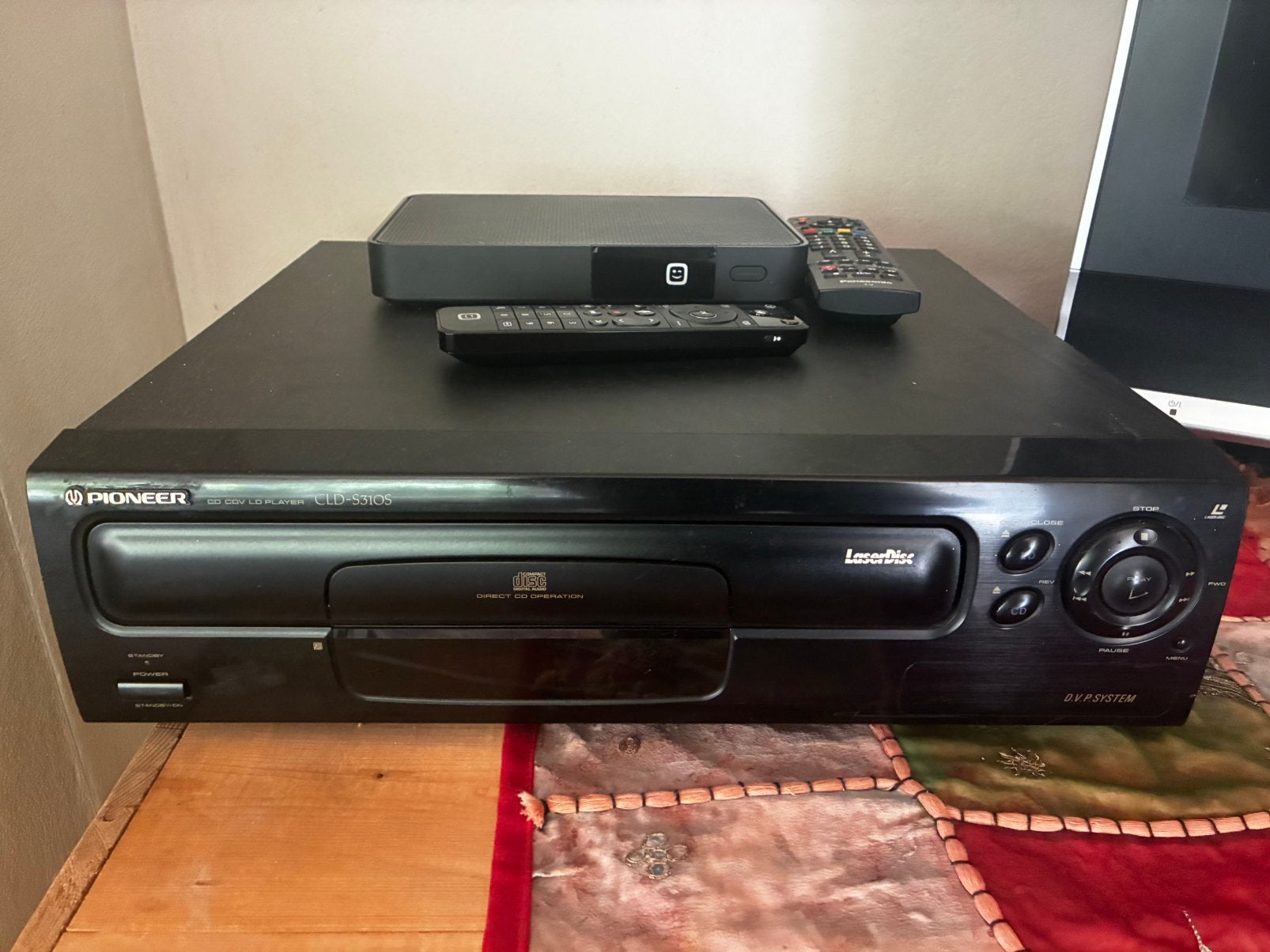 Laserdisc cd speler Pioneer CLD-S31OS laser disc CD CDC LD, Ophalen, Zo goed als nieuw