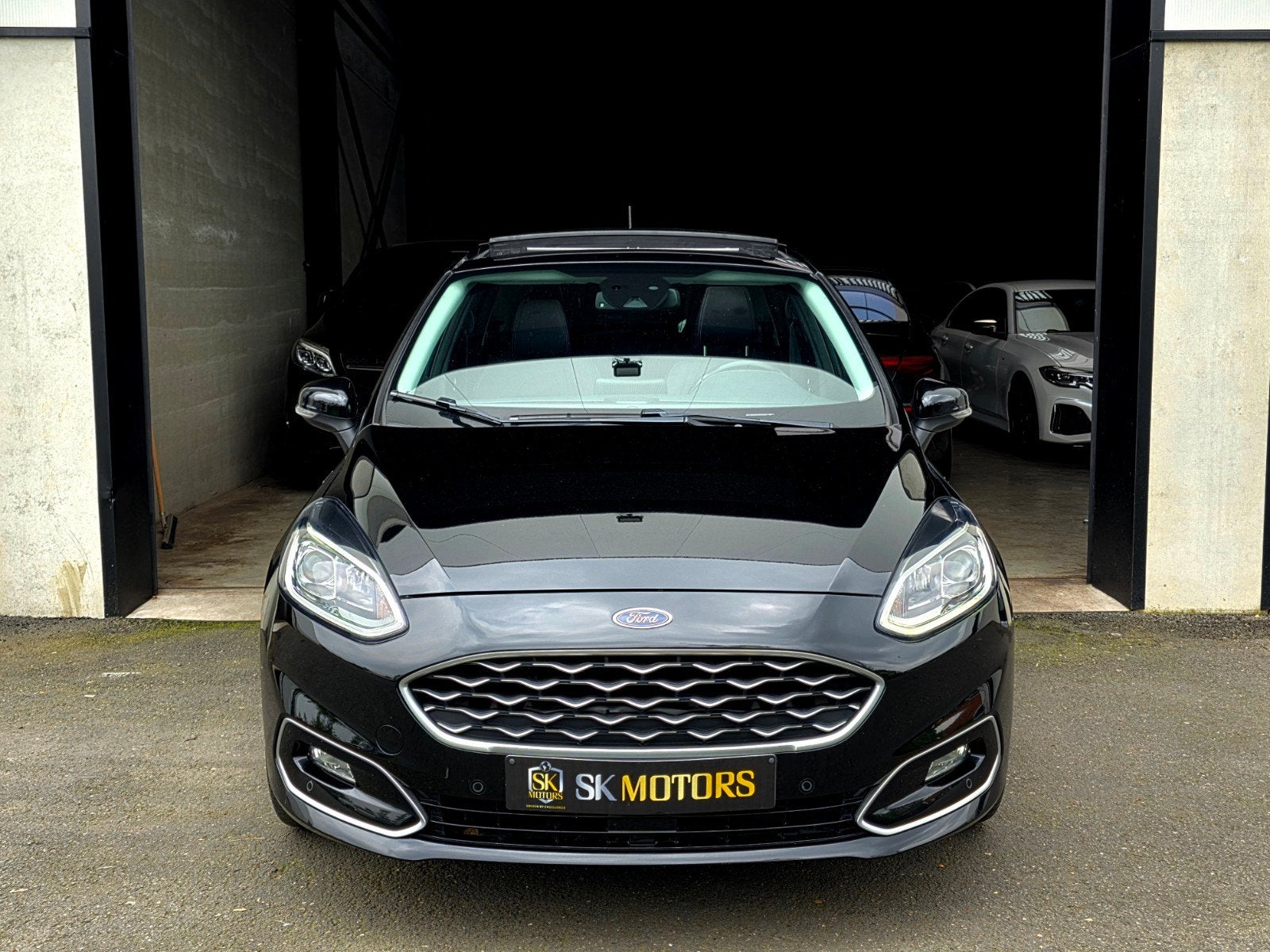 Fiesta Vignale 1.0T Autom. Pano Leder B&O Camera LaneA Full, Auto's, Ford, Zwart, Leder, 5 deurs, Fiësta
