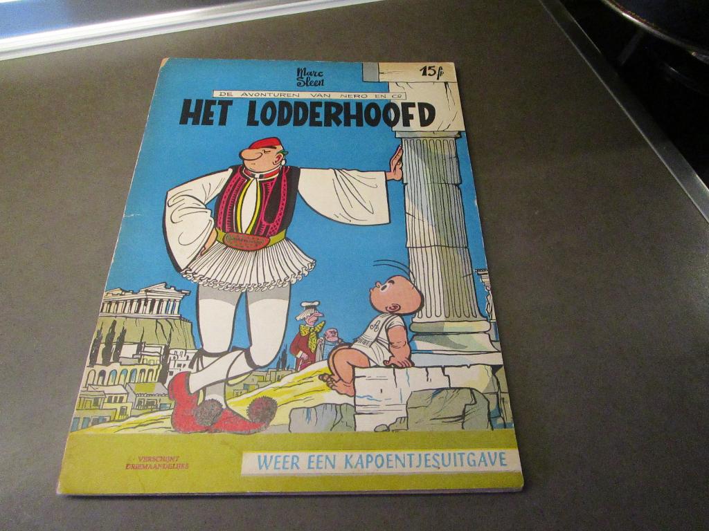 Nero - Het lodderhoofd - 1e druk - 1962, Boeken, Gelezen, Marc Sleen, Eén stripboek, Ophalen of Verzenden