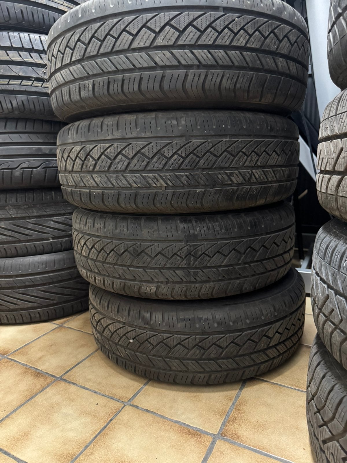 4 roues hiver VW Golf 7 / Leon / Octavia195/65 R155x112 ET43, Autos : Pièces & Accessoires, 15 pouces, Pneus hiver, Enlèvement