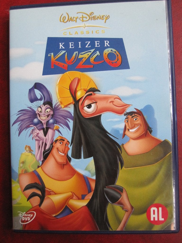 Keizer Kuzco (2000) DISNEY, Tekenfilm, Ophalen of Verzenden, Zo goed als nieuw, Alle leeftijden