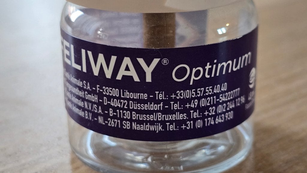 Feliway Optimum, Ophalen, Gebruikt