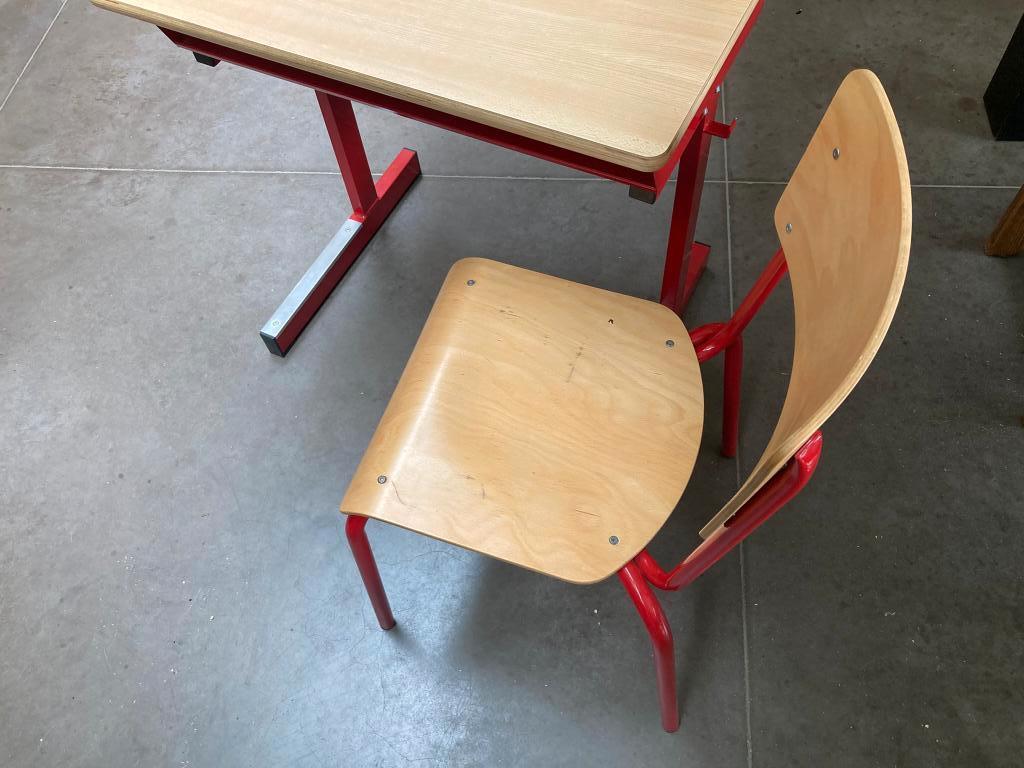 Kewlox schoolbank + stoel., Huis en Inrichting, Ophalen, Zo goed als nieuw