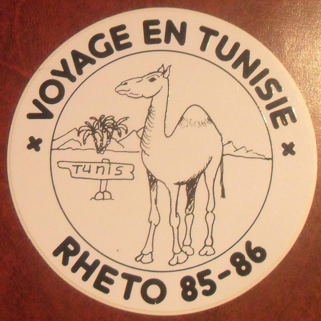 Autocollant "Voyage Tunisie", Ophalen of Verzenden