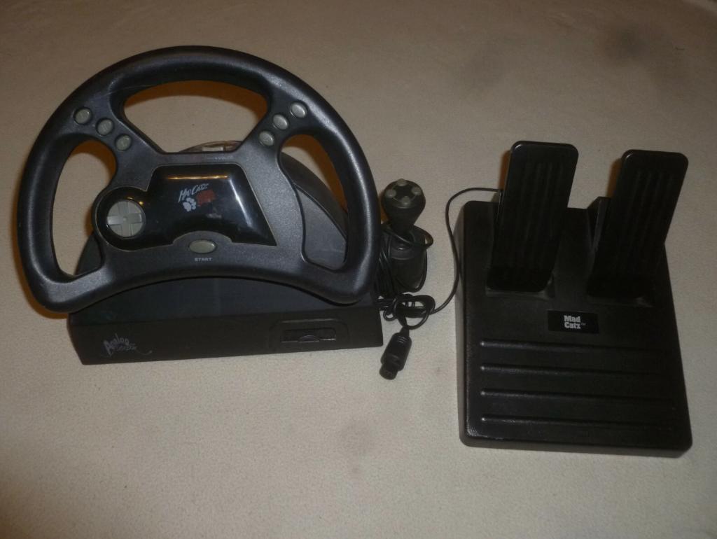 NINTENDO 64 RACING STEERING WHEEL & PEDALS, Gebruikt, 1 speler, Racen en Vliegen, Ophalen of Verzenden