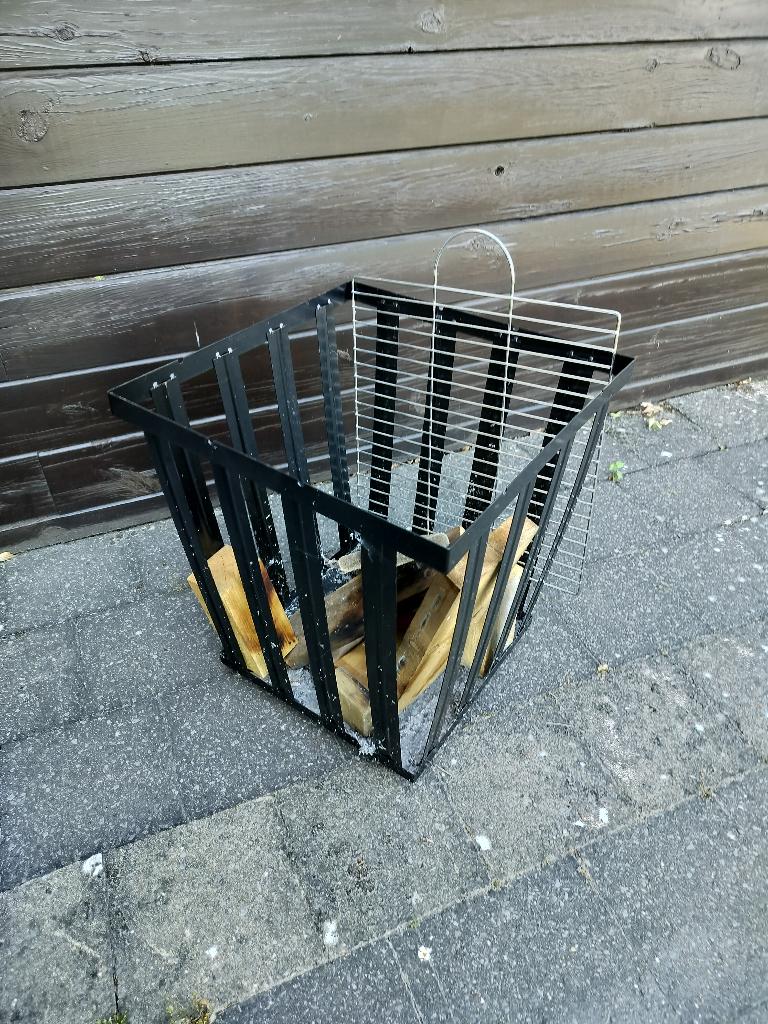 Vuurkorf met rooster, Tuin en Terras, Vuurkorven, Ophalen, Zo goed als nieuw, Vuurkorf