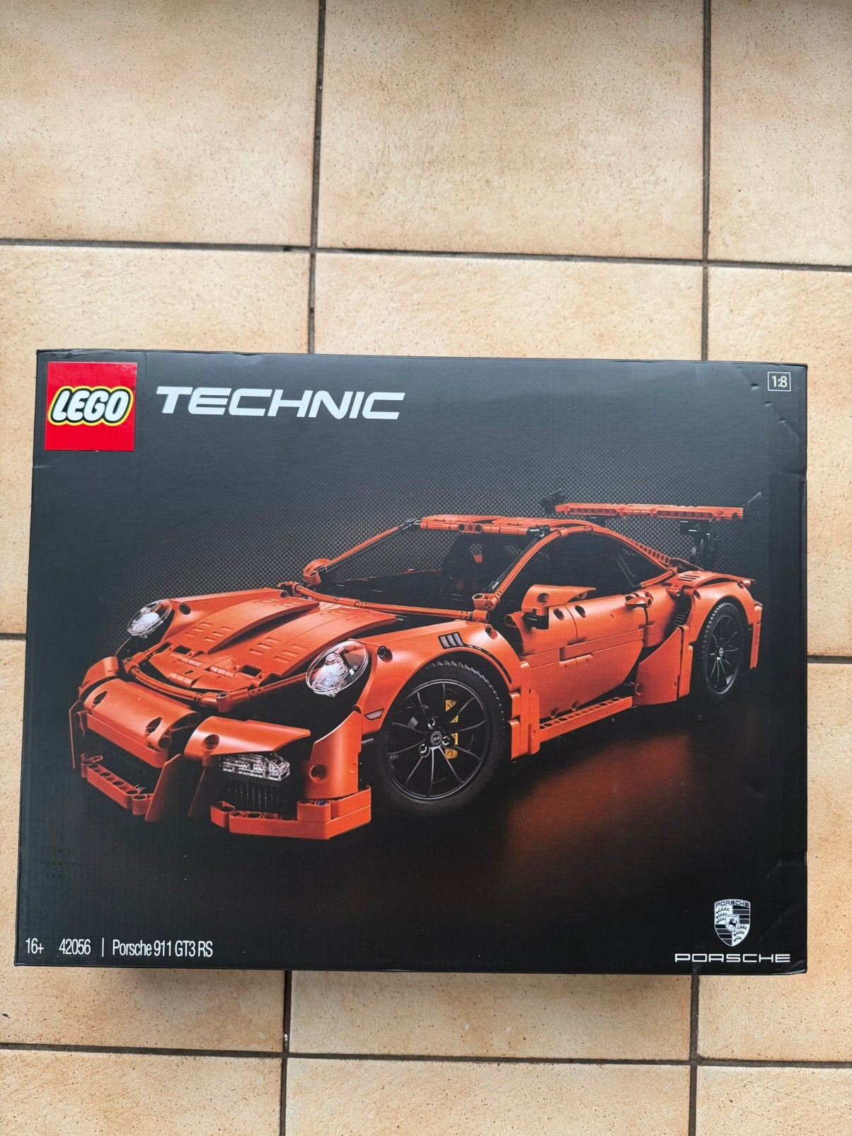 Lego technic Porshe 911 GT3rs, Ophalen, Zo goed als nieuw, Lego, Technic