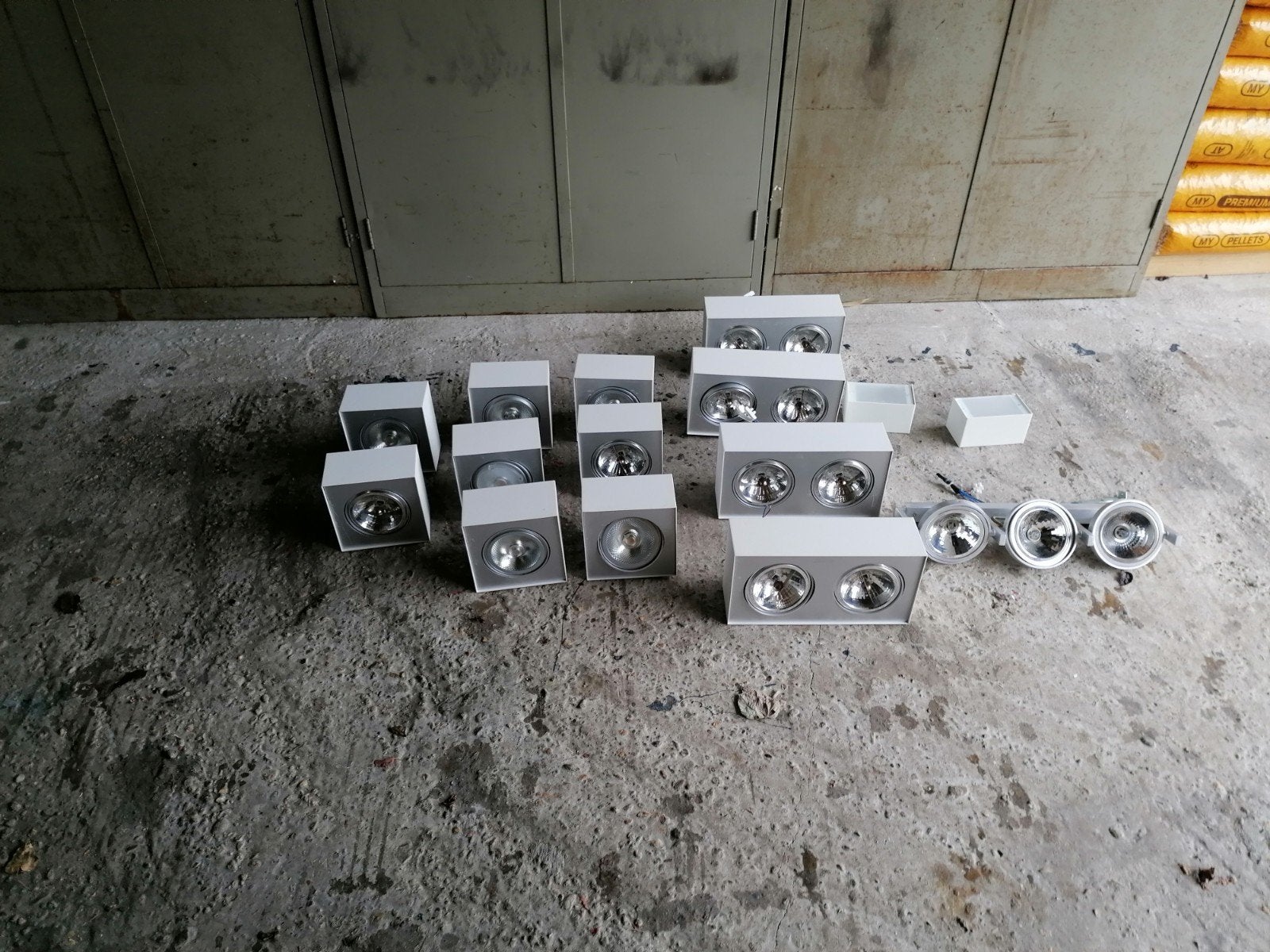 moderne verlichting plafond en wand verlicjting, Ophalen, Gebruikt