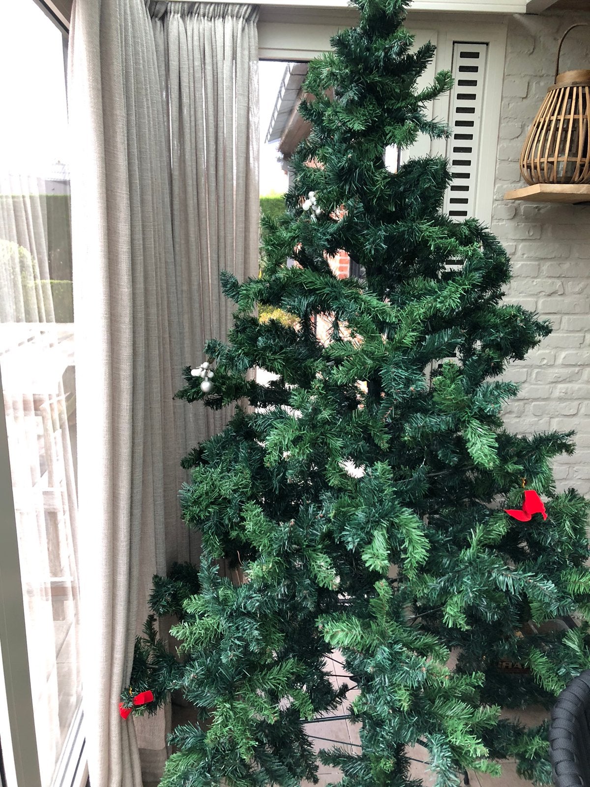 Kerstboom 240cm, Ophalen of Verzenden, Zo goed als nieuw