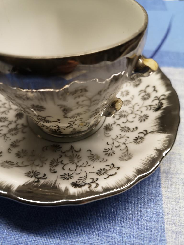 Service à café porcelaine herford  6 tasses, Enlèvement, Comme neuf, Porcelaine