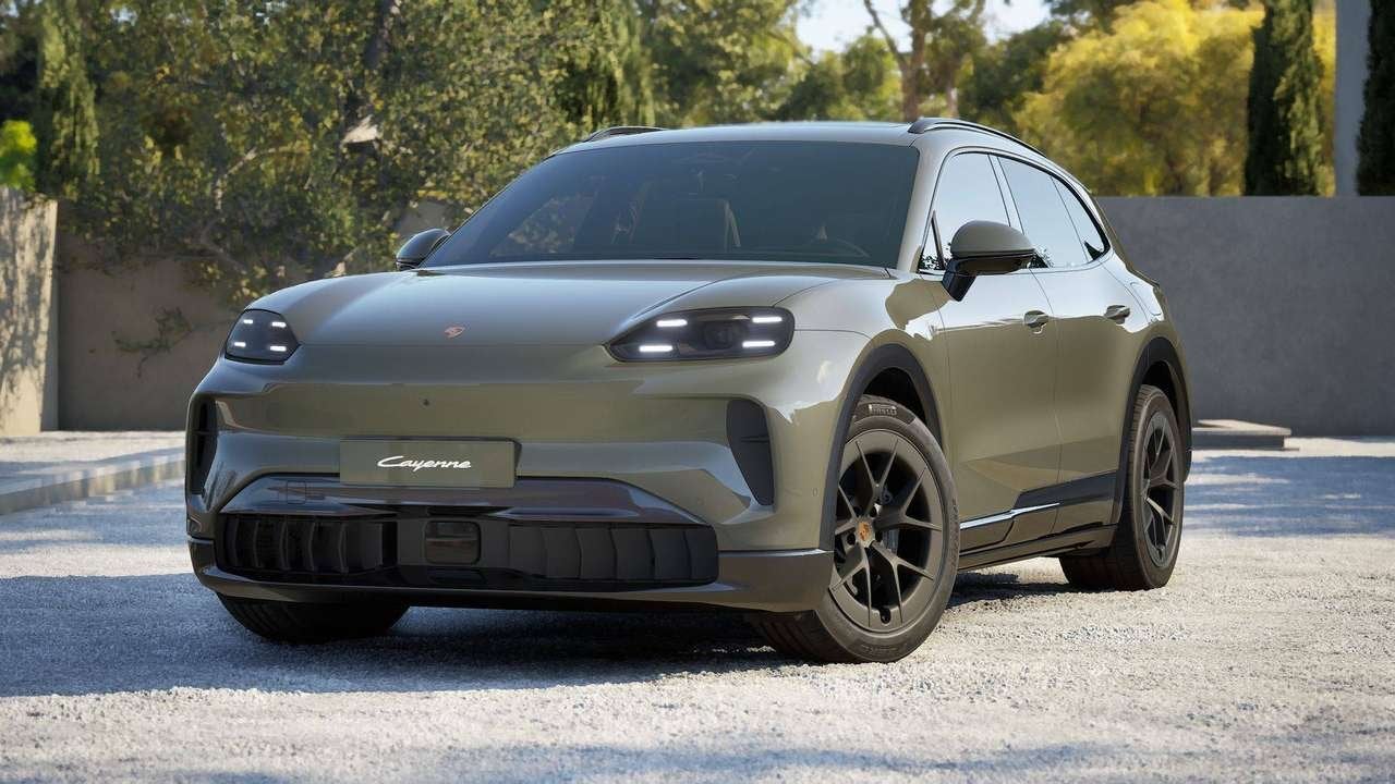 Porsche Cayenne e-Cayenne 113 kWh *PANO*HUD*TREKHAAK*14 WEG, Auto's, Porsche, Cayenne, 0 kg, 408 pk, Parkeersensor
