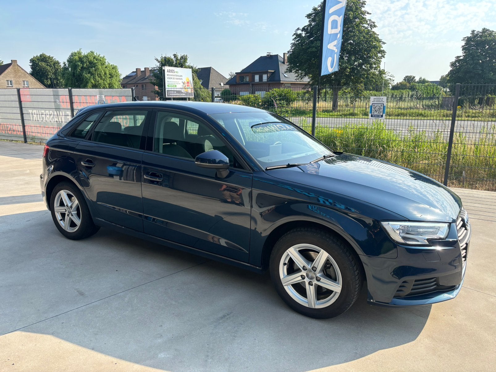 Audi a3 Sportback 35 tfsi bj 10/2019 met 56000 km, Voorwielaandrijving, Stof, 4 cilinders, Blauw