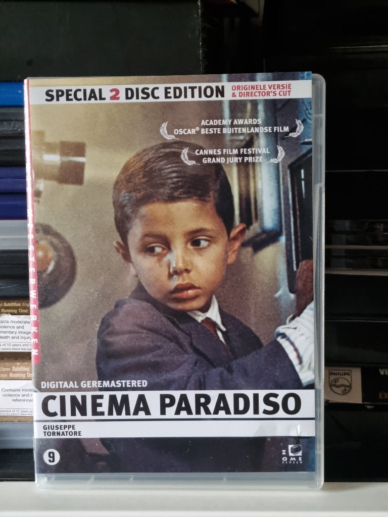 Cinema Paradiso, Philippe Noiret, Salvatore Cascio, 2 films, Ophalen of Verzenden, Italiaans, Italiaans