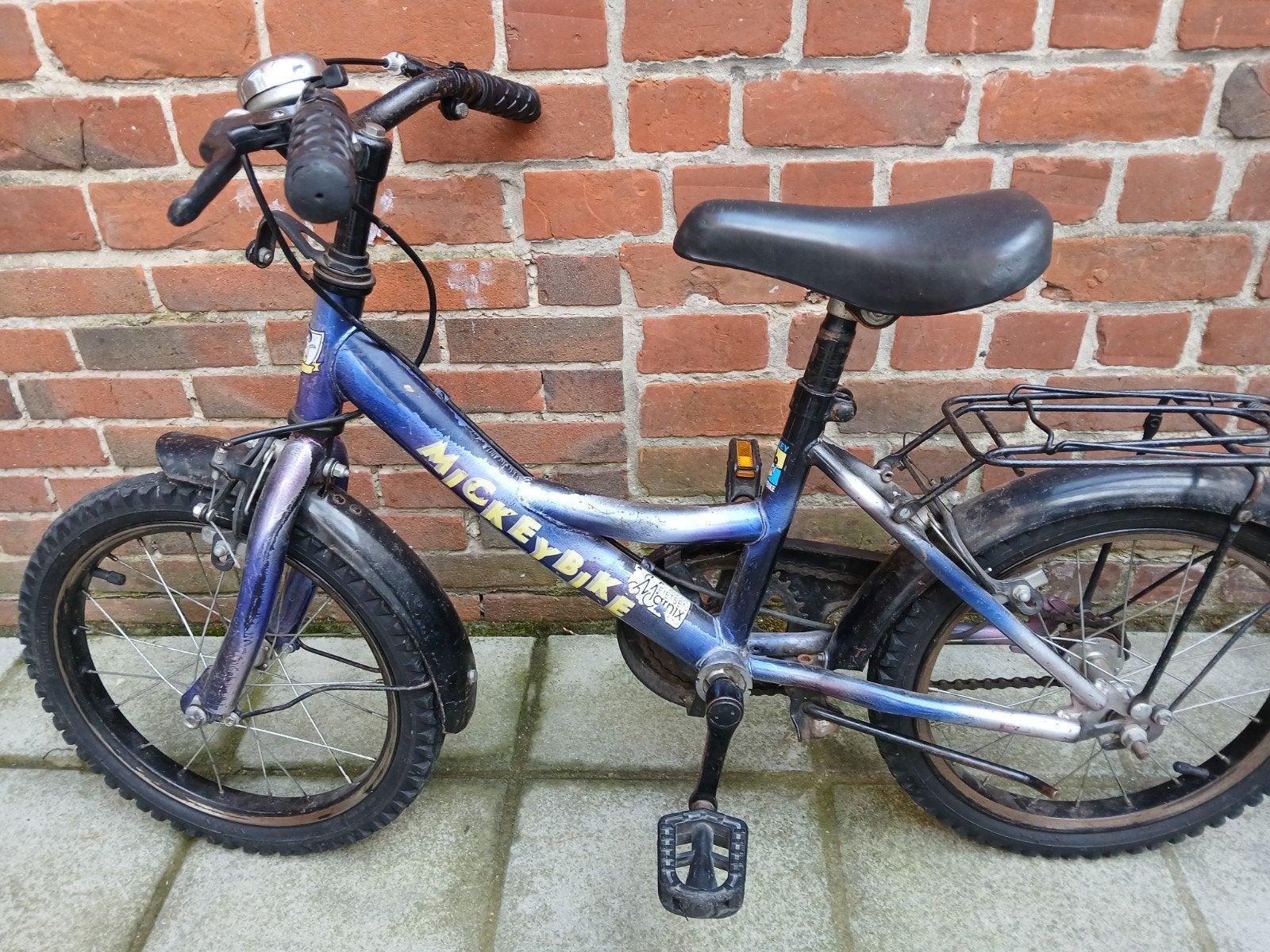 kinder fiets, Ophalen