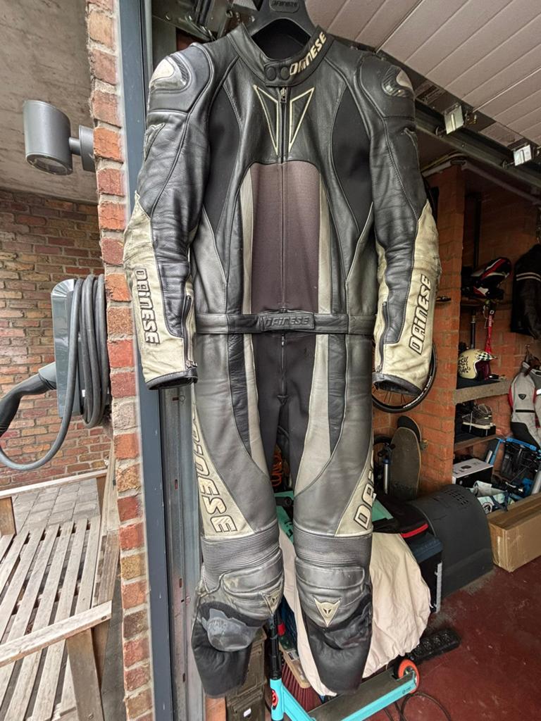 Dainese 2delig lederen pak, Ophalen, Tweedehands, Heren, Combipak