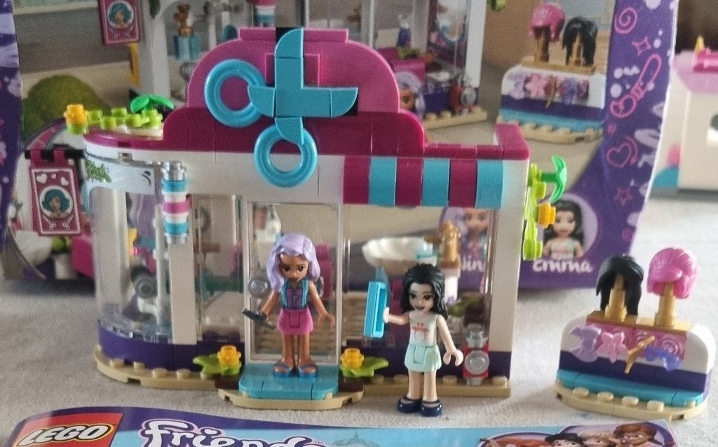 LEGO Friends 41391 Heartlake City Kapsalon – compleet + doos, Lego, Inclusief accessoires, Friends, Ophalen of Verzenden
