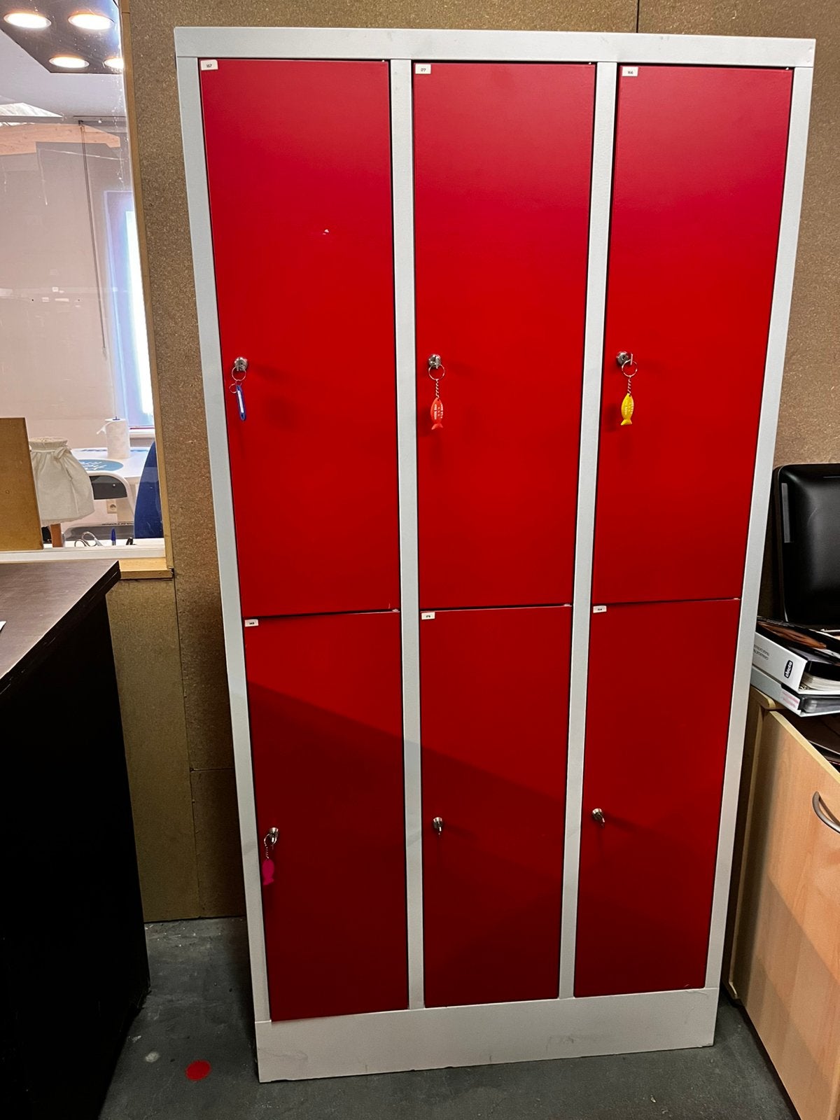 Lockers 6stuks, Ophalen, Gebruikt, Retro