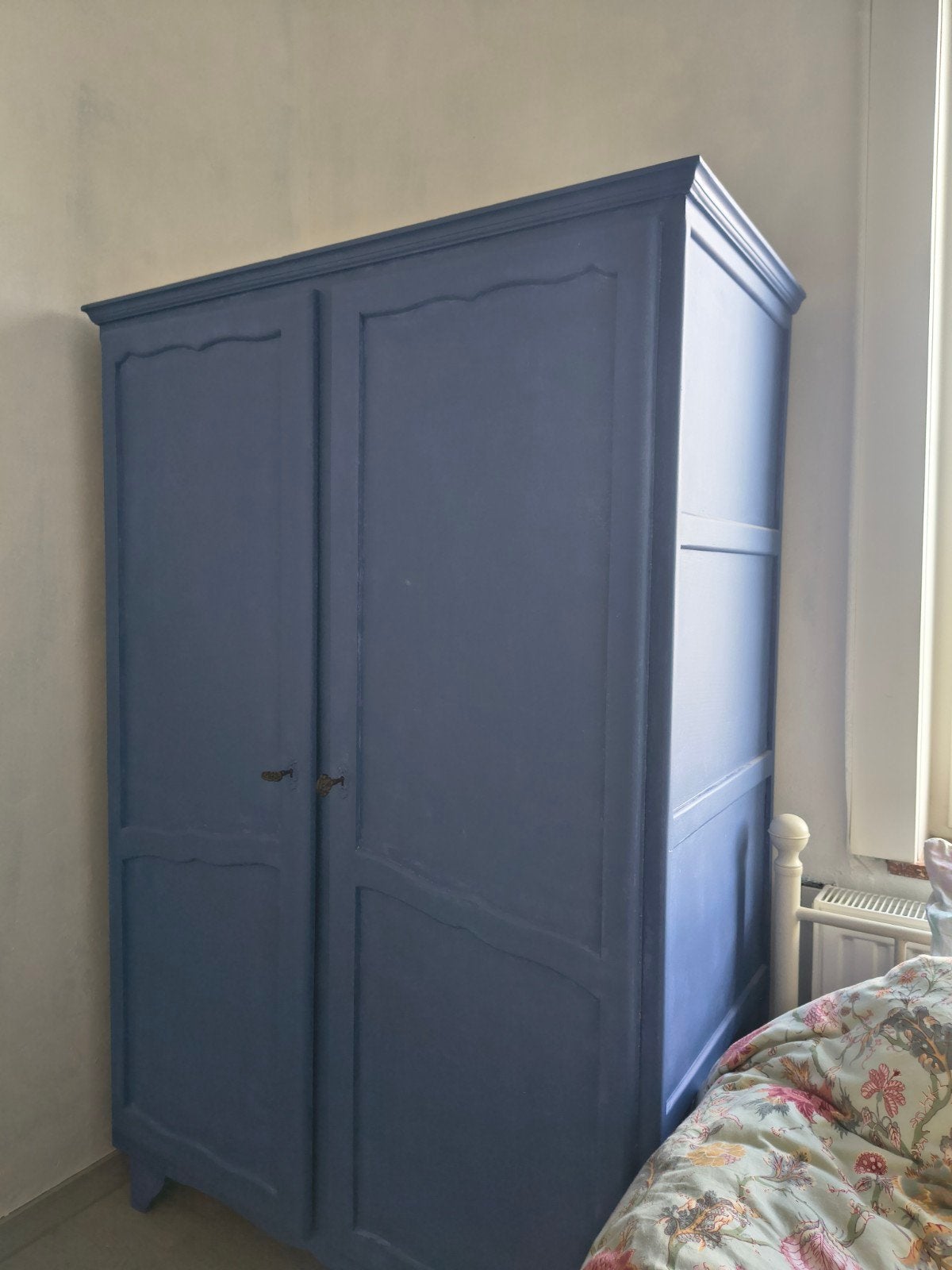 vintage kast 57x110x170, Ophalen, Met deur(en), 100 tot 150 cm, Vintage