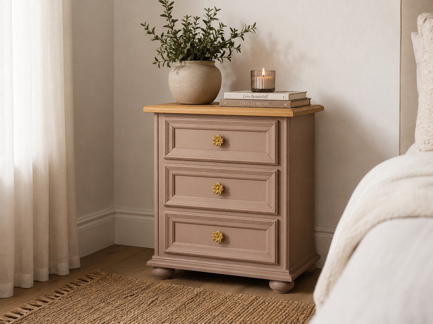 Ladekast Damask, Ophalen
