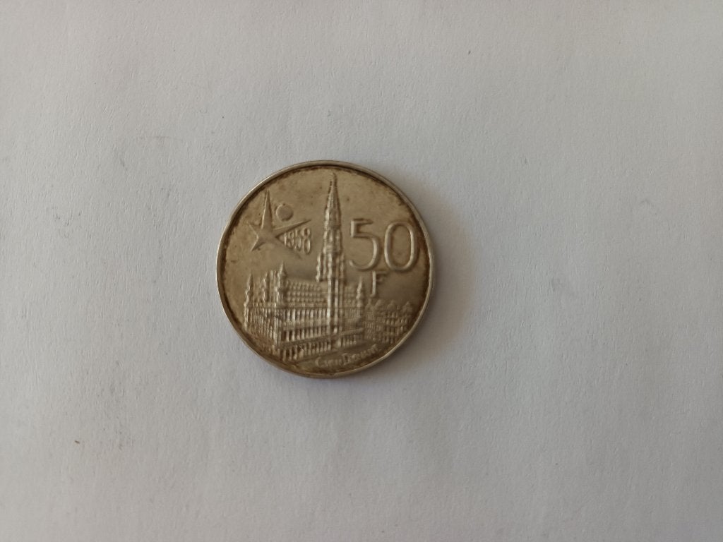 Pièce en argent Expo 58 - Version française, Timbres & Monnaies, Monnaies | Belgique, Monnaie en vrac, Argent, Enlèvement, Argent