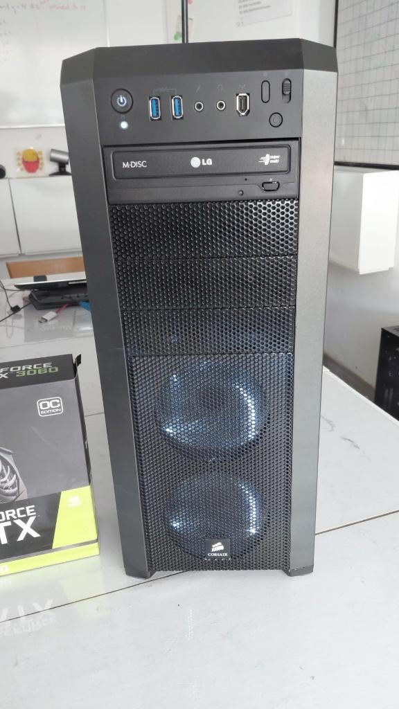 PC Workstation / Gaming / IA – RTX 3060 12Go Xeon 14c/28t, Le pc est monté avec différentes marques, Intel Xeon, Comme neuf, Gaming