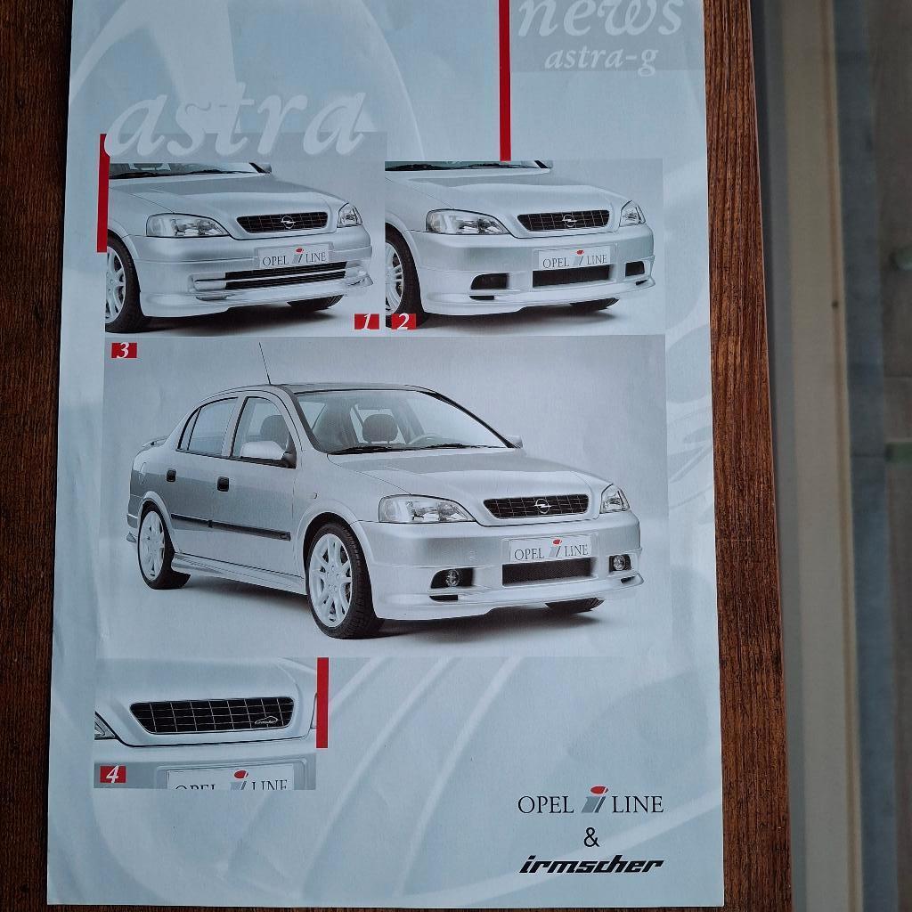 Tuning  OPEL Astra -g  OPEL LINE &  irmscher, Ophalen of Verzenden, Nieuw, Opel