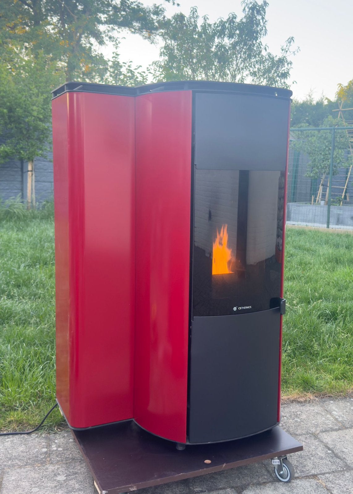 Poêle à granulés CS THERMOS CHIPPATINA 10 kw, Maison & Meubles, Enlèvement, Comme neuf, Poêle à granulés