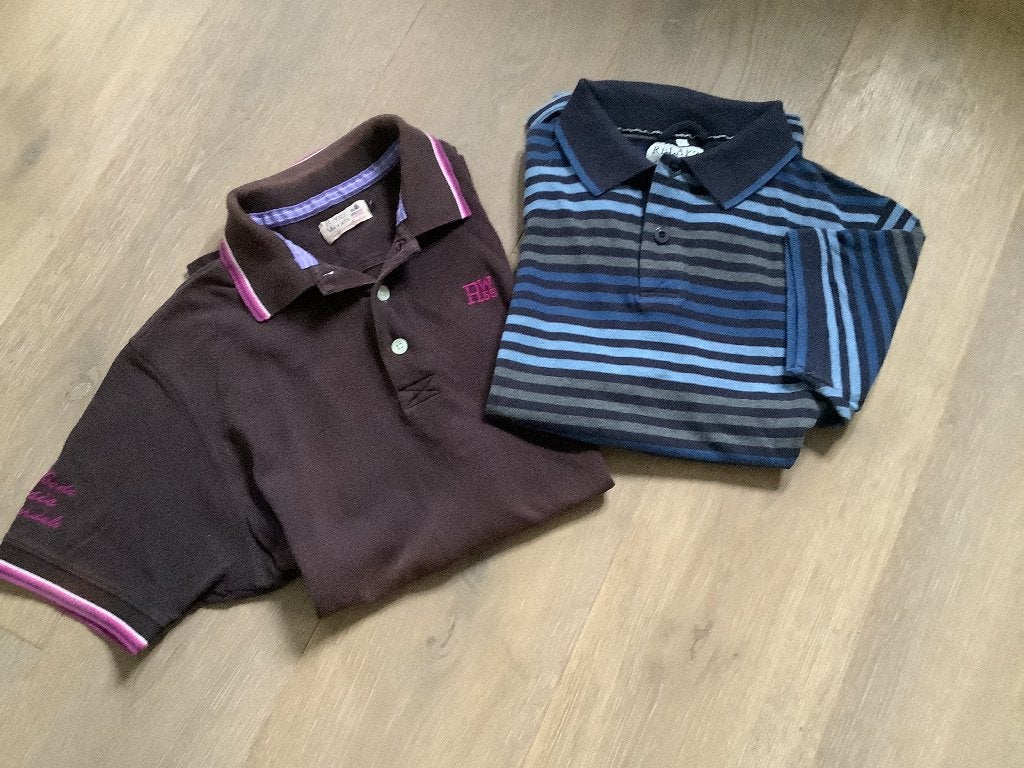 2 polo's en 2 hemdjes korte mouw als nieuw - M, Kleding | Heren, Polo's, Ophalen of Verzenden, Zo goed als nieuw
