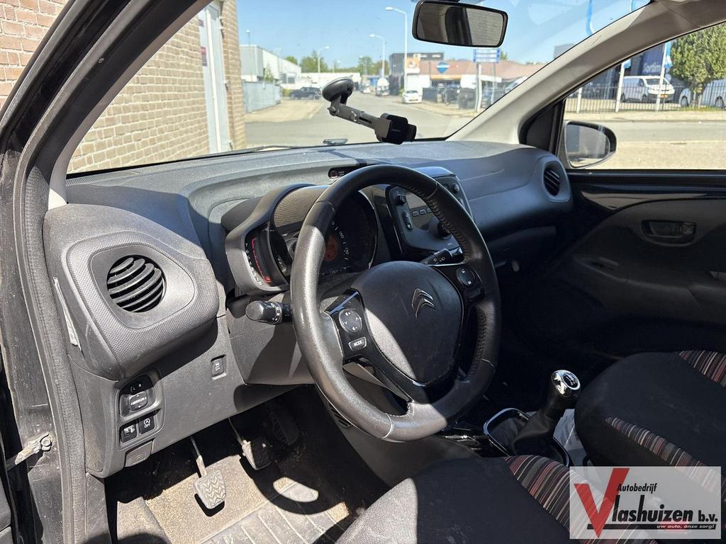 Citroen C1 1.0 VTi Feel | € 3.250,- NETTO! | Cruise | Airco, Auto's, Citroën, Zwart, Bedrijf, Handgeschakeld, Stadsauto