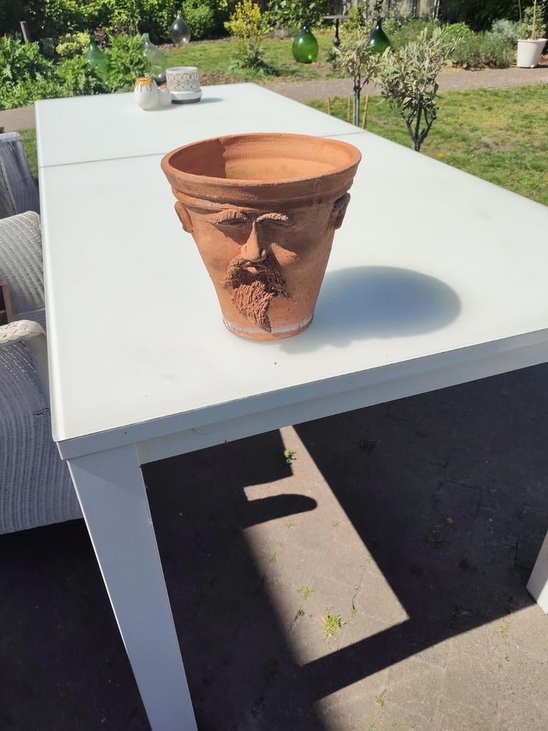 Terracotta plantenpot, Ophalen