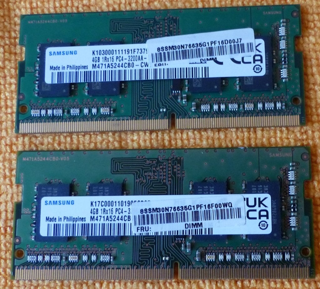 Barrettes RAM DDR4 16 Go, Informatique & Logiciels, Comme neuf, Enlèvement, DDR4, 3200AA