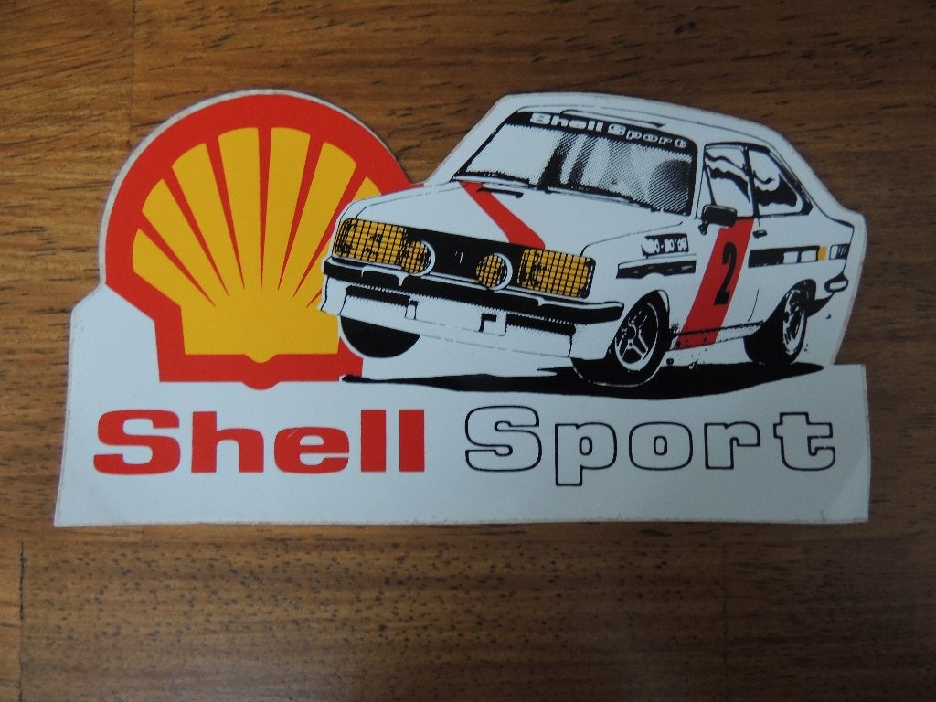 Ford Escort autorally Shell sport sticker, Verzenden, Zo goed als nieuw, Auto of Motor