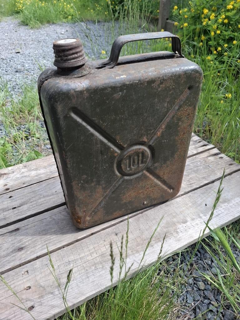 Vintage jerrycan, Ophalen of Verzenden, Gebruikt