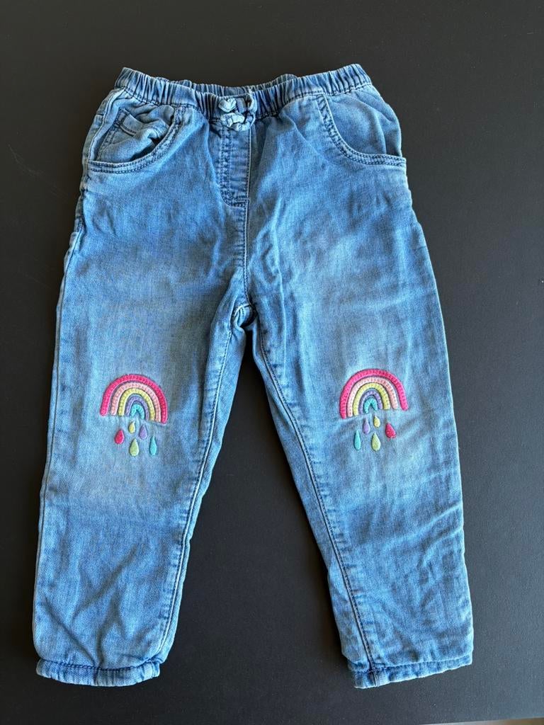 Jeans meisjes, Ophalen of Verzenden, Gebruikt, Meisje, Broekje