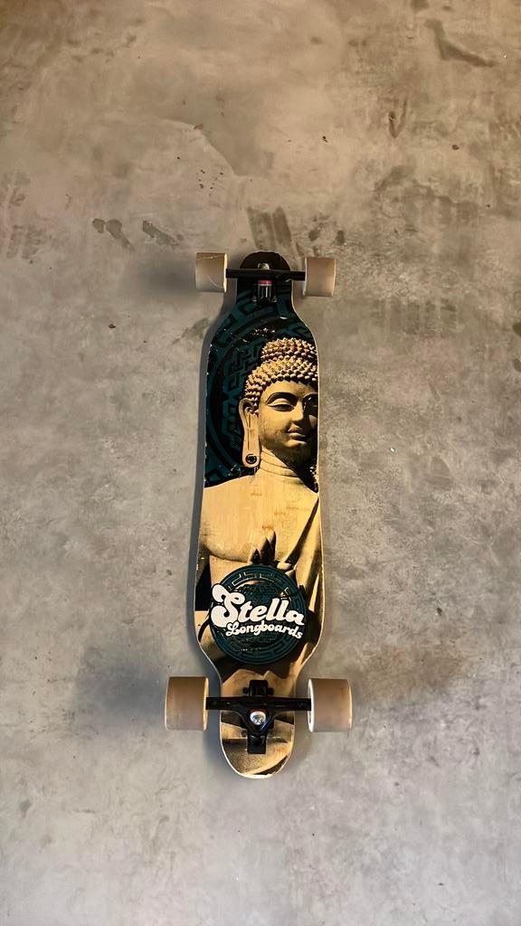 Stella Longboard Complete Setup met Paris Truck Co trucks, Ophalen of Verzenden, Zo goed als nieuw, Longboard
