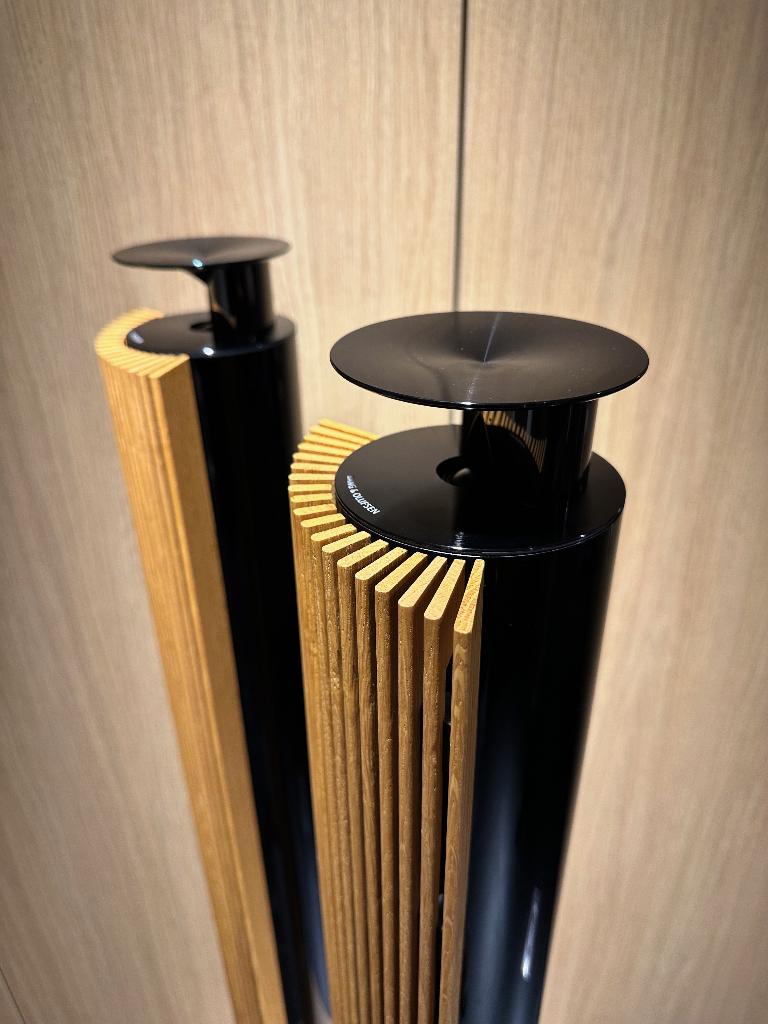 Bang & Olufsen Beolab 18 Piano Black Oak EX DEMO - B&O, Autres marques, Info@bang-olufsen.dk, Comme neuf, Enlèvement