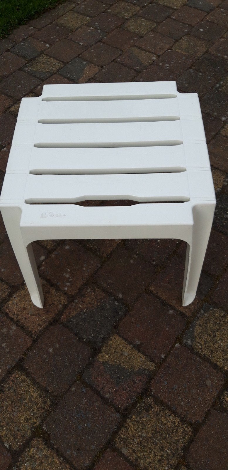 Voetenbankje , wit , Lawn Comfort, Enlèvement, Comme neuf