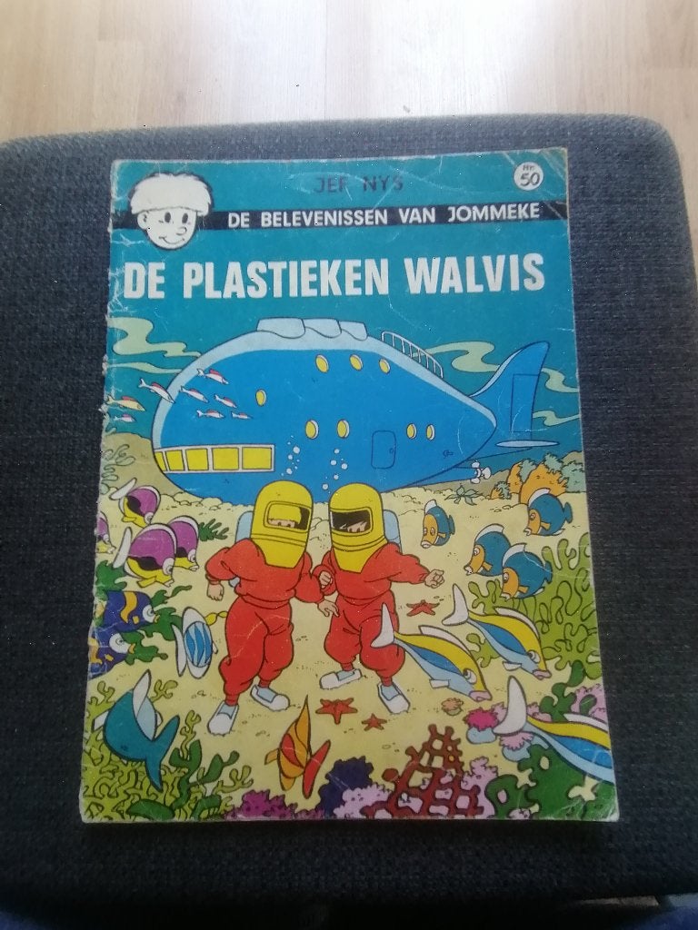 Jommeke album nr.50: De plastieken walvis (aantal: 4), Boeken, Jef Nys., Meerdere stripboeken, Ophalen, Gelezen