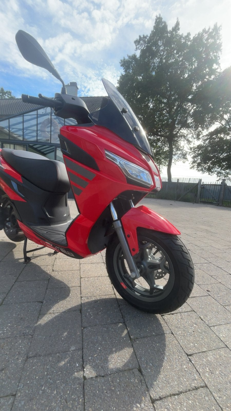 Aprilia scooter, Fietsen en Brommers, Ophalen, Overige modellen, Klasse B (45 km/u), Zo goed als nieuw